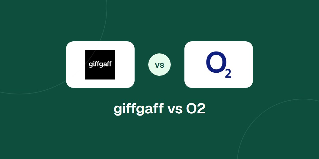 giffgaff and O2 logos side by side