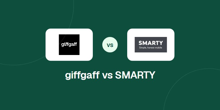 giffgaff and SMARTY logos side by side