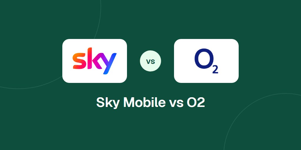 Sky Mobile and O2 logos side by side